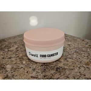 NWT S'well Stainless Steel 16oz Food Canister Pink Himalayan Salt Swell